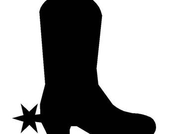 Cowgirl boots svg | Etsy