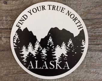 Find Your True North, Alaska Magnet