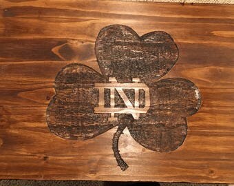 Carving - Notre Dame Logo