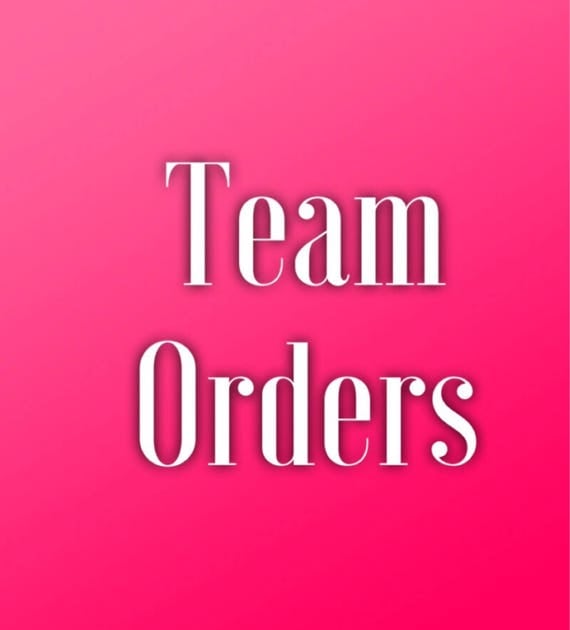 Custom Team Orders