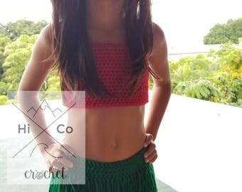 Lilo Crochet Outfit, Lilo Costume, Hawaiian Photo Prop, Lilo & Stitch Theme Party, Crochet Lilo and Stitch Costum, Disney Hawaiian Princess