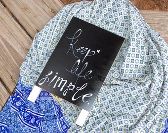 Custom Mini Chalkboard Decor