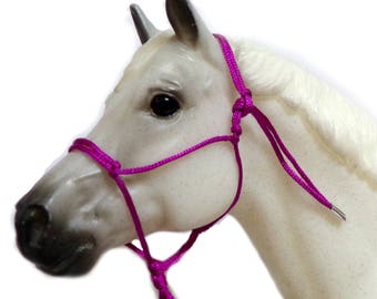 LSQ Custom Model Horse Rope Halter. 1:9 Scale