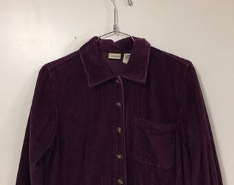 Puprle corduroy dress
