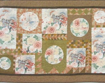 obi kimono quilt wall cotton embroidery silk