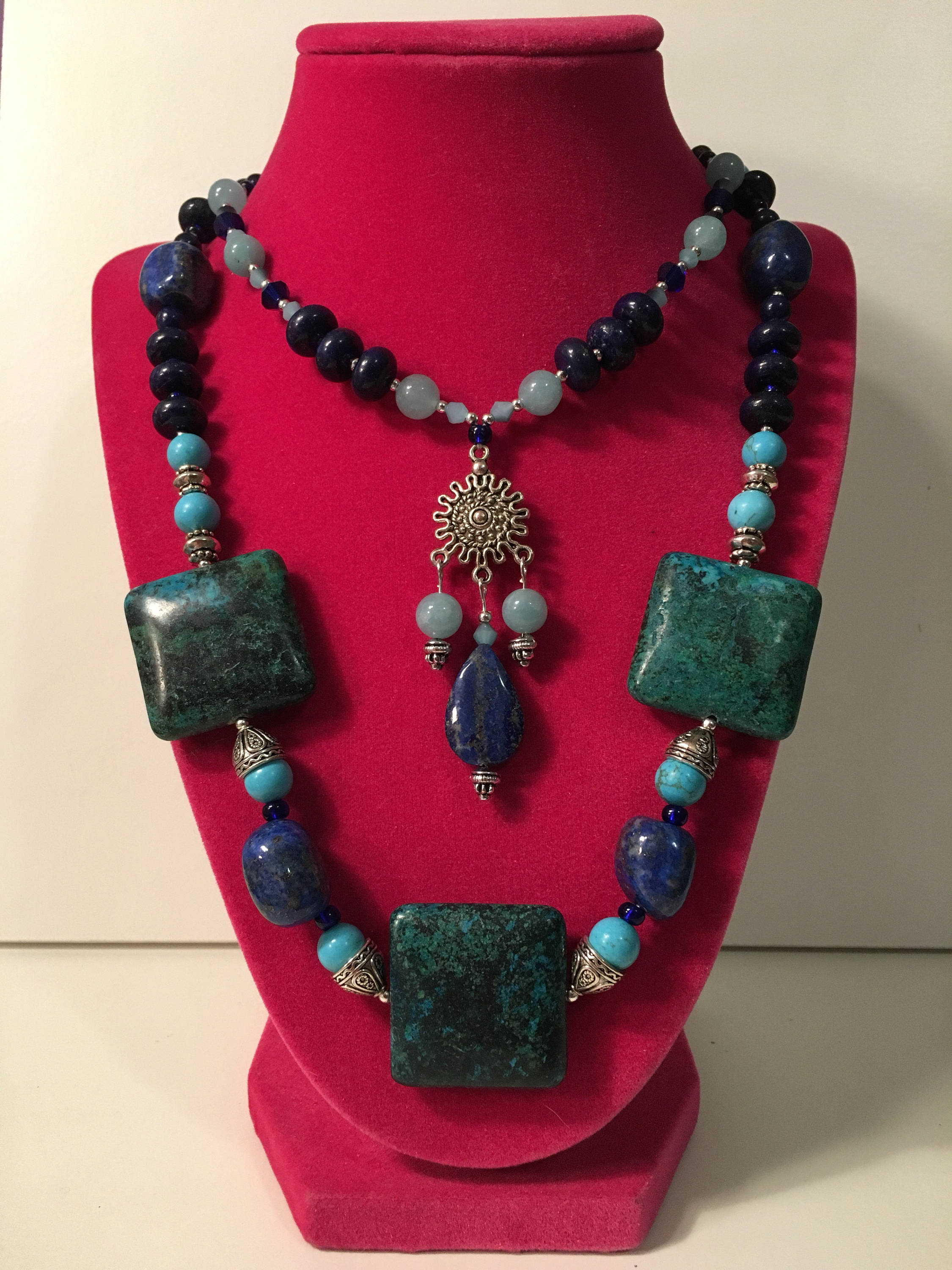 Two Strand Gemstone Choker