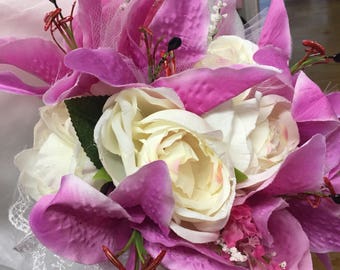 Wedding bouquet artifical flowers