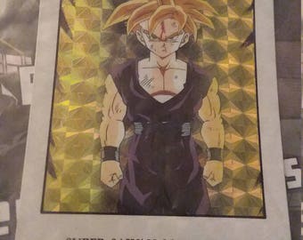 Rare Dragon Ball Z Super Saiyan Son of Hogan Hero Collection 750000 Power Card