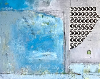 Original Abstract Painting on canvas, modern art, minimalist art