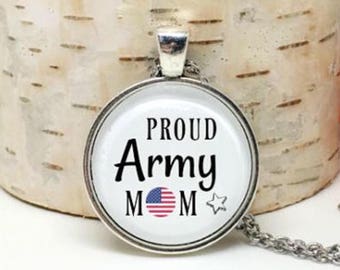 Army mom jewelry | Etsy