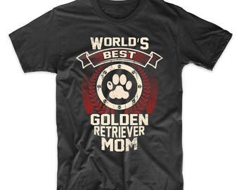 World's Best Golden Retriever Mom Graphic T-Shirt