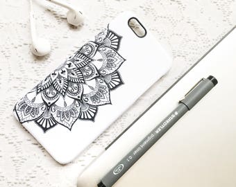 Mandala Phone Case, iPhone 7 Case, iPhone 6 Plus Case, iPhone 6 Case, iPhone 7 Plus Case, High Fashion, Trendy Phone Case, Mandala Phone Art