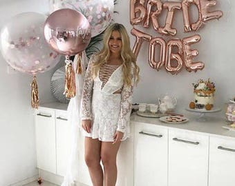 Bride to Be Balloons, Small or Big Letters, Hen's Party, Bridal Shower Balloons