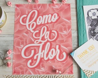 Selena Quintanilla - Como La Flor - La Reina- Selena Art - Selena Quintanilla Poster - Selena Prints - Chicana - Latinx - Flor - Mexicana