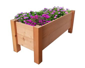 2 Cedar RAISED GARDEN BEDS 3x6 & 6x6 Raised Planters