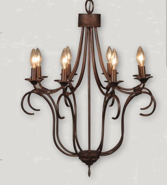 Copper Chandelier Pendant Light Fixture Rustic Like This Item