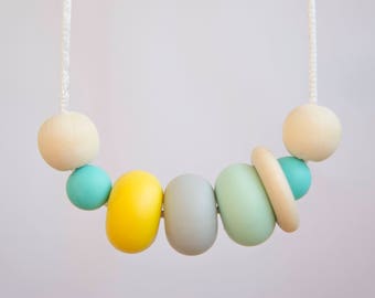 Nursing Necklace | Teething Necklace | Teething Jewellery | New Mum Gift | Silicone Necklace | Baby Shower Gift | Silicone Teething | Baby