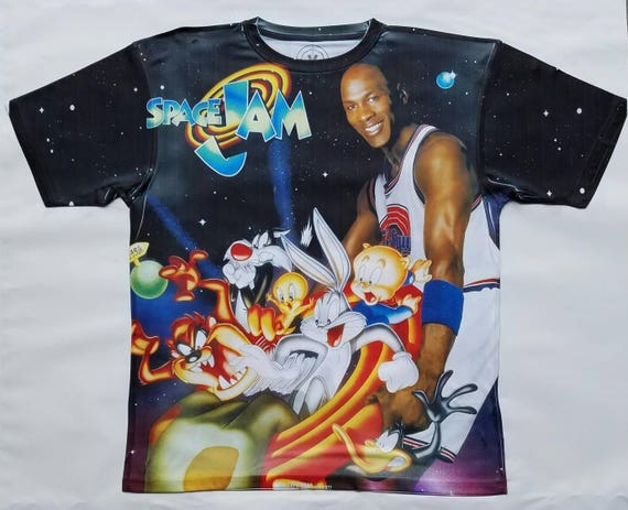 space jam t shirt black