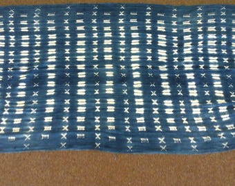 Vintage african indigo cloth,African mudcloth, Indigo mudcloth Fabric, Hand woven, Wholesale fabric, African cloth,African fabric