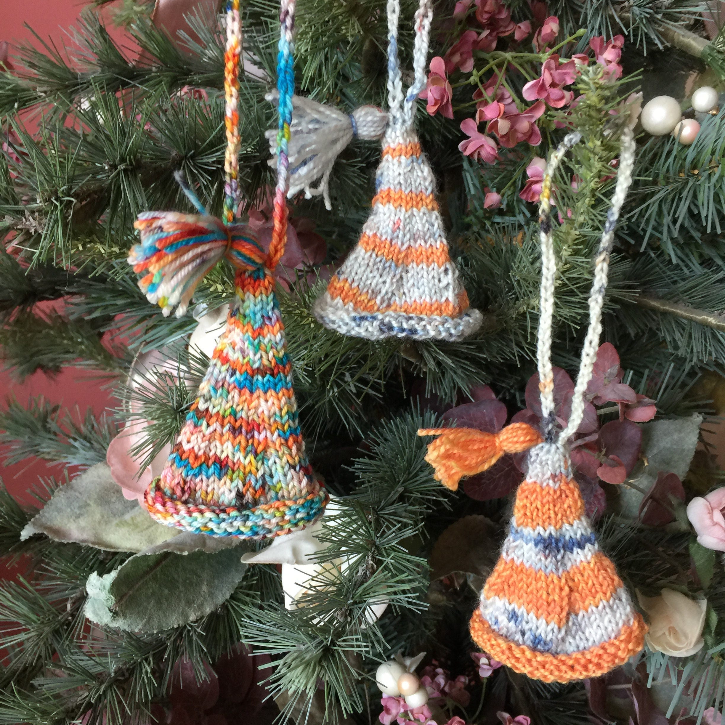 Knitted ornaments hat ornaments Xmas ornaments Christmas