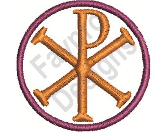 Chi rho cross | Etsy