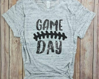 Game Day shirt, football shirt, football season, game on, game shirt, i love football, high school football, college football, football mom