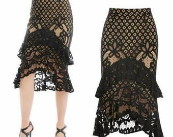 sassy nude skirt set