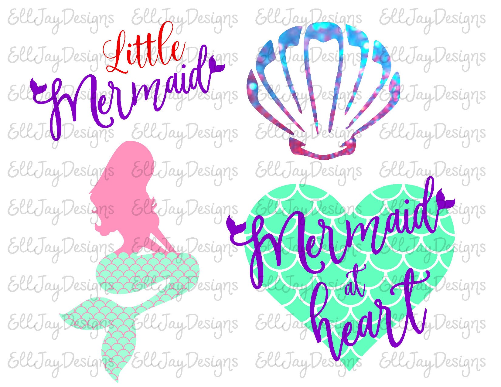 Download Mermaid svg bundle mermaid at heart little mermaid mermaid