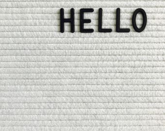 Extra 3/4" Black letters for letterboard