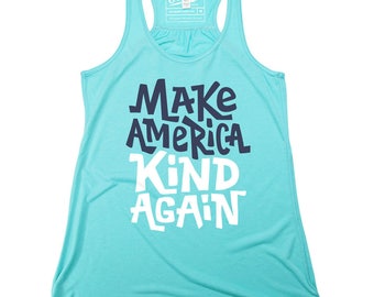 Make America Kind Again Women's Racerback Tank