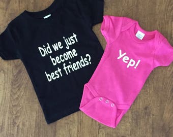 Did we just become best friends? Matching set