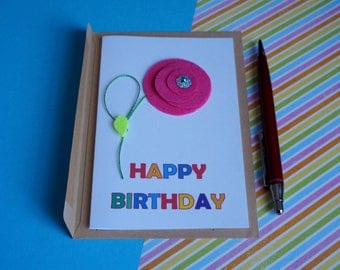 Birthday card wife Floral cards handmade Anniversary card for mom Happy birthday card Flower card birthday unisex card Friendship card