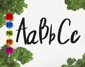 Svg Font Files, Brush Script SVG, Brush Script Font, Fonts for Cricut, SVG Sale , Fonts for Cameo Fonts, Alphabet Svg, Svg Fonts for Cricut