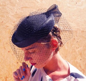 Chapeau Bibi En Feutre De Laine Pour Femme – Forme Pilulier, Circonférence ~56 Cm, Pour Costumière Ou Déguisement