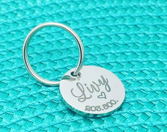 Small Dog Tag, Cat Name Tag, Cat Tag, Name Tag for Cat, Name Tag for Dog, Personalised Cat, Personalized Dog, Custom Cat Tag, Custom Dog Tag