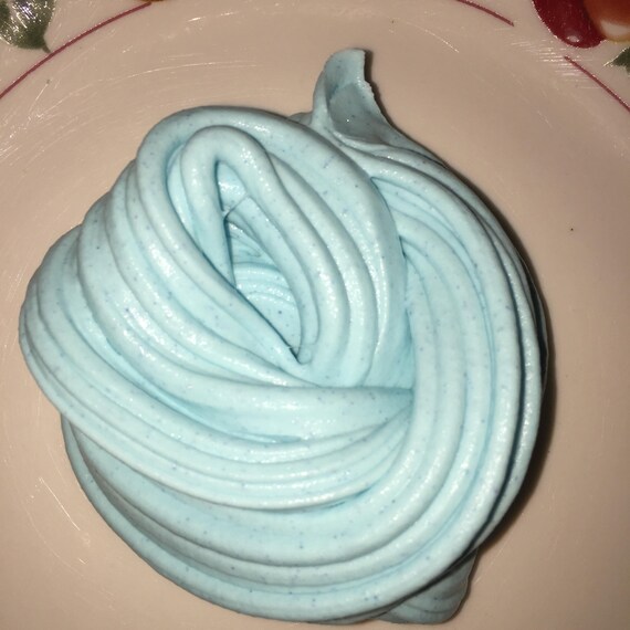 Light blue butter slime