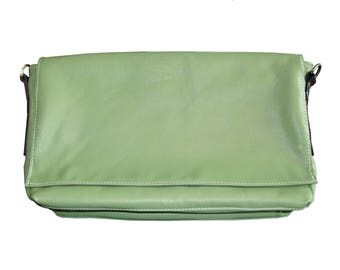 Petit Genuine Leather Messenger Bag Ipad Bag Mini lap Case Hand Made
