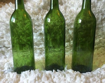 Empty wine bottles | Etsy