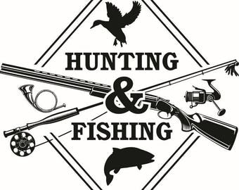 Free Free 257 Hunting Fishing Cross Svg SVG PNG EPS DXF File