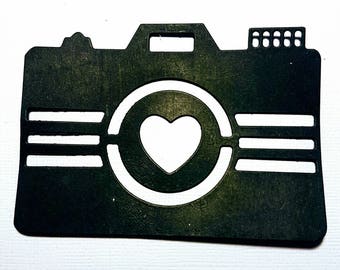 Camera for scrapbooking die cut