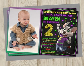 Chuck e cheese birthday, chuck e cheese invitation, chuck e cheese birthday invitation, chuck e cheese party, chuck e cheese printable