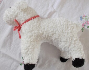 Cute little fluffy lamb