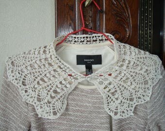 CROCHET LACE PETER PAN COLLAR