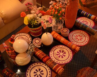 THE WICKER THAT IS TRENDY PLACE MATS - SET OF 2