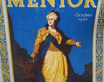 Set of 3 Mentor Magazine, Vintage Magazine 1920s