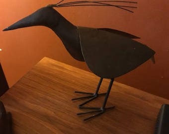 Metal Standing Shore Bird