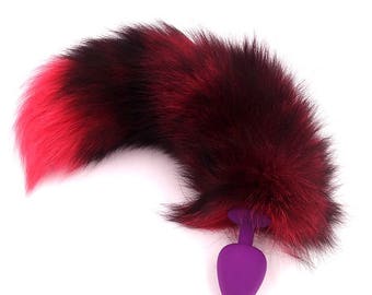 Tushytoys Genuine Fox Tail Butt Plug