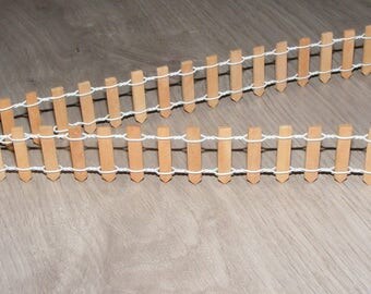 Miniature fence wood craft supplies