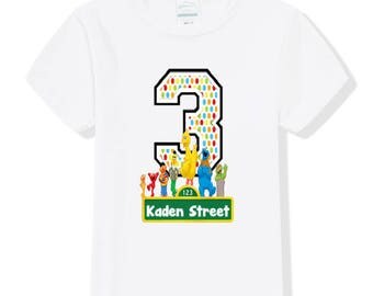Sesame Street Birthday Shirt