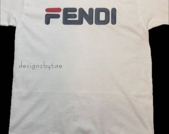 t shirt fendi fila uomo